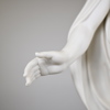 Bertil Thorvaldsen, Efter, skulptur föreställande Jesus, parian, Gustavsberg.