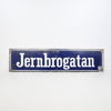 Emaljskylt, "Jernbrogatan", 1900-tal.