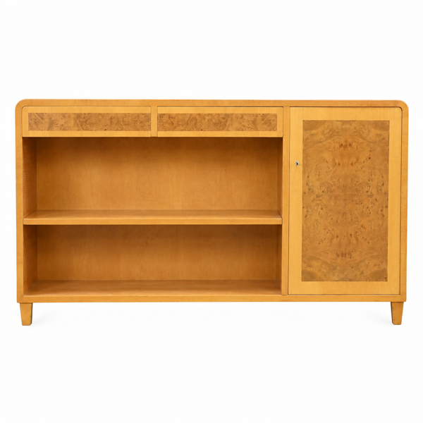 Bokhylla, björkrot, Swedish Modern, 1930/40-tal. 
