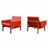 Torben Lind & Ole Gjerlov Knudsen, fåtöljer, ett par, "Moduline", France & Son, Danmark, 1960-tal.