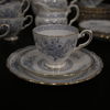 Kaffe- & teservis, 41 delar, porslin, England.