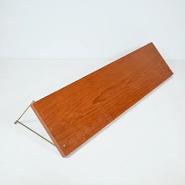 Vägghylla, teak, 1960-tal.