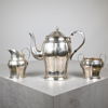 Kaffeservis, tre delar, silver.
