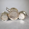 Kaffeservis, tre delar, silver.