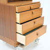 Bokhylla, teak, Alberts Tibro, 1950/60-tal.
