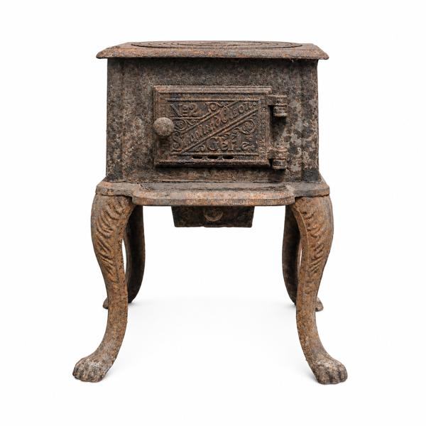 Kamin, gjutjärn, Skoglund & Olson, Gefle, 1900-talets första hälft.