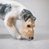 Figurin, hund, porslin, Royal Copenhagen, Danmark.