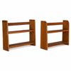 Hyllor, ett par, teak, 1960-tal.
