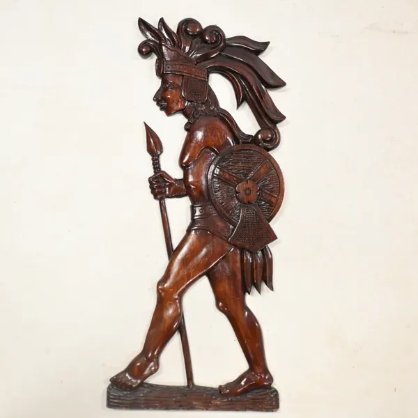 Skulptur, indian, trä, 1900-talets andra hälft.