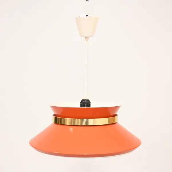 Carl Thore, taklampa, lackerad plåt, 1970-tal.