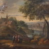 Okänd konstnär, landskapsmotiv, olja på duk, 1800-tal. 