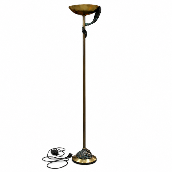 Golvlampa, uplight, sent 1900-tal.