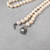 Pärlcollier, lås i silver, 1900-tal.