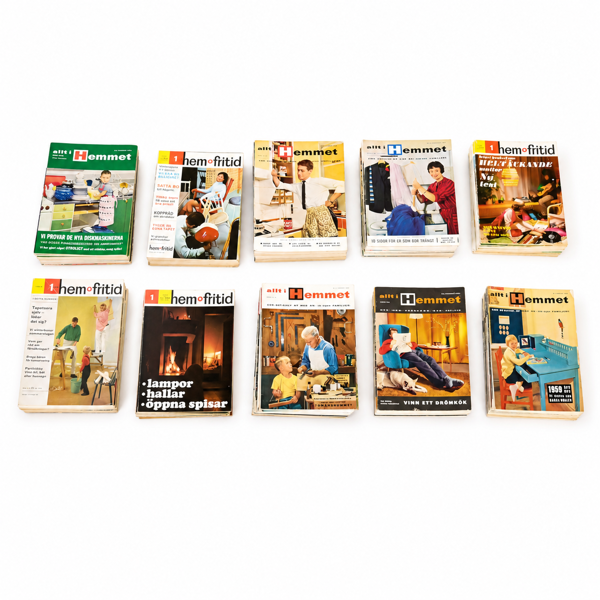 Seriemagasin, "Allt i Hemmet", 1950/60-tal.