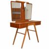 Sminkbord, teak, 1950/60-tal.