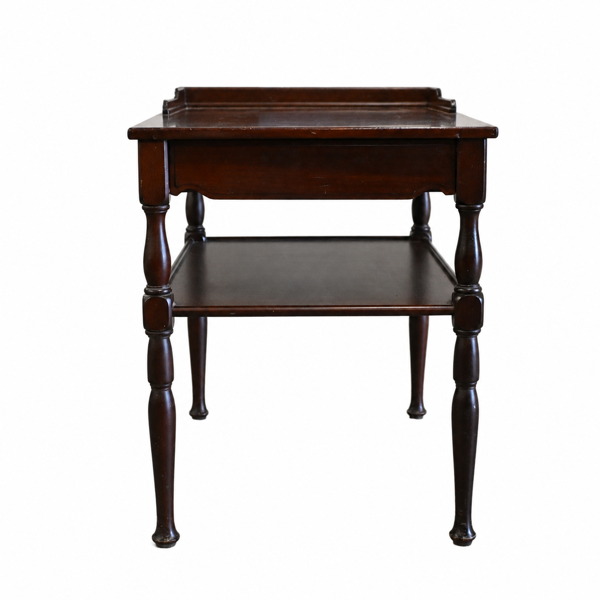 Sängbord, mahogny, 1900-talets andra hälft.