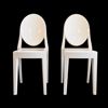 Philippe Starck, stolar, ett par, "Victoria Ghost", Kartell, samtida.