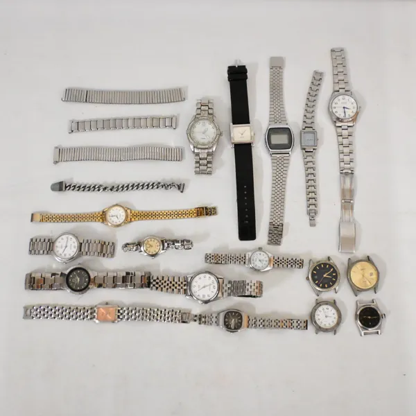 Parti armbandsur, bl a Certina, 19/2000-tal.