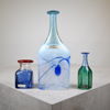 Bertil Vallien, tre delar, glas, Kosta Boda. 