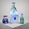 Bertil Vallien, tre delar, glas, Kosta Boda. 