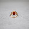 Ring i 18k guld, sten.