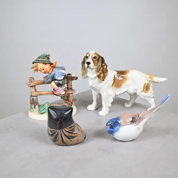 Figuriner, 4st, porslin, 1900-tal.