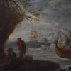Okänd konstnär, kustlandskap, 1800-tal.