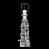 Bordslampa, glas, Reijmyre, 1900-talets andra hälft.
