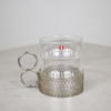 Timo Sarpaneva, Irish Coffe-Glas, 6 st, "Tsaikka", Iittala, Finland.