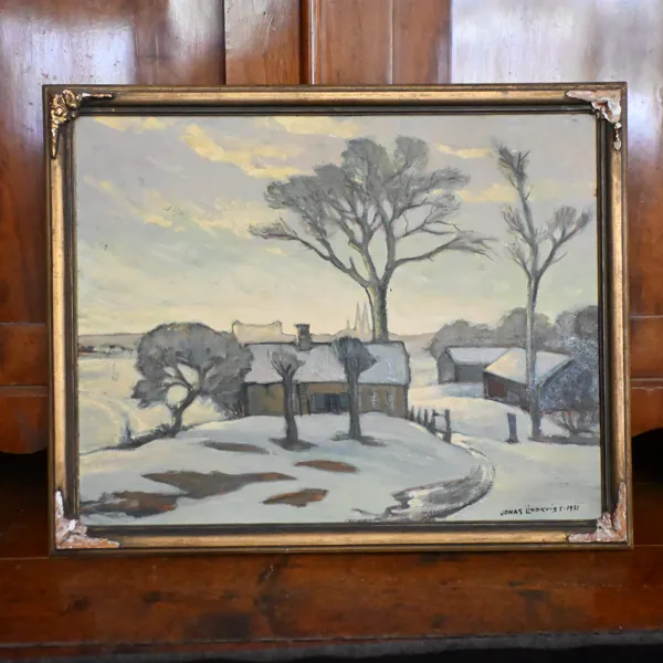 Jonas Lindkvist, olja.