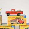 Plåtleksaksbilar, 17st, Matchbox, Lesney, England, 1960/70-tal.
