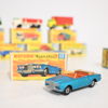 Plåtleksaksbilar, 17st, Matchbox, Lesney, England, 1960/70-tal.