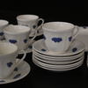 Kaffeservis, 27 delar, "Blå Blom", porslin, Gustavsberg.