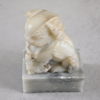 Fohundar, ett par, soapstone, Kina, 1900-tal. 