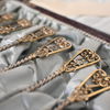 Cocktailskedar, 6+6st, silver, 1903.