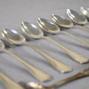 Kaffeskedar, 8+12st, silver.