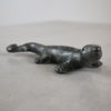 Salamander, patinerad brons, 1900-tal.