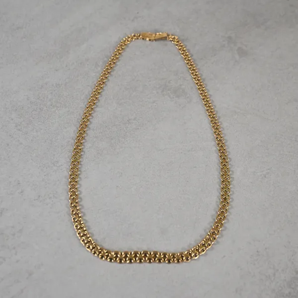 Halsband, X-länk, 18k guld. 