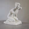 Alice Nordin, skulptur, parian, Gustavsberg, signerad och daterad 1922.