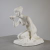 Alice Nordin, skulptur, parian, Gustavsberg, signerad och daterad 1922.