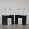 Lena Bergström, champagnekupor, 4st, "Carat", Orrefors.