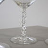 Lena Bergström, champagnekupor, 4st, "Carat", Orrefors.