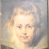 Peter Paul Rubens (1577-1640) Efter, porträtt av Clara Serena Rubens, olja på pannå, 1900-tal.
