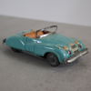 Plåtleksaksbilar, 2st, 1950/60-tal. 