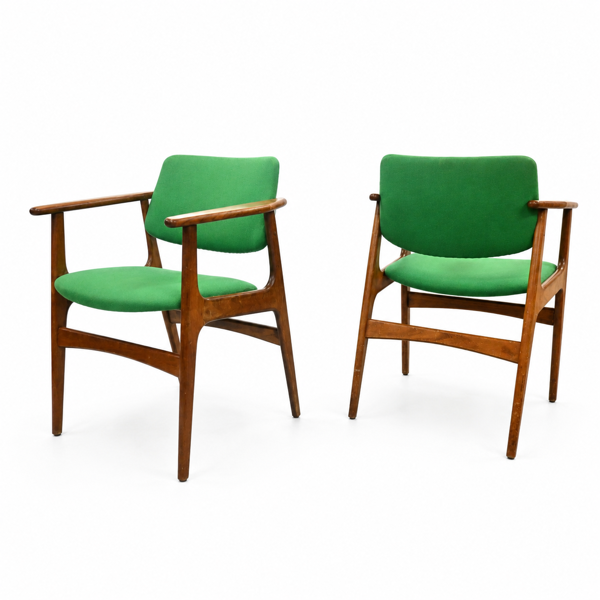 Arne Vodder, karmstolar, ett par, "Lene", teak, Danmark, 1960-tal.