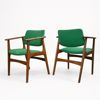 Arne Vodder, karmstolar, ett par, "Lene", teak, Danmark, 1960-tal.