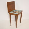 Bord med bijouterier, speldosa, intarsia, 1900-tal.