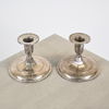 Ljusstakar, ett par, silver, 1957. 