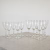 Vitvinsglas, 11st, "Lina", Skrufs Glasbruk.