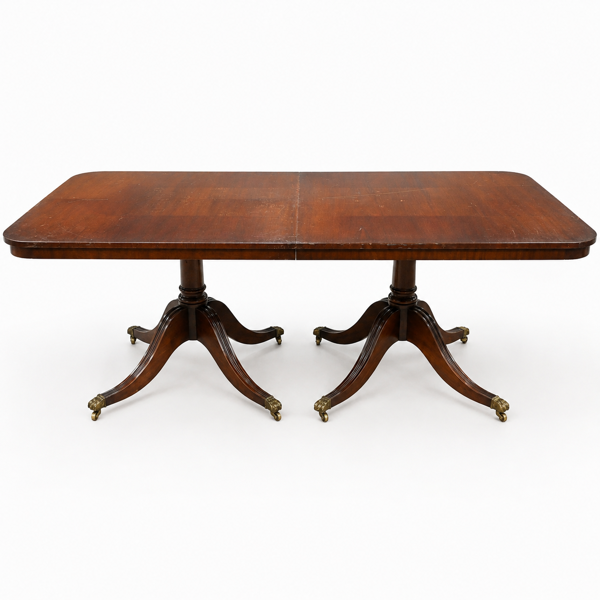 Matbord, mahogny, engelsk stil, 1900-tal.